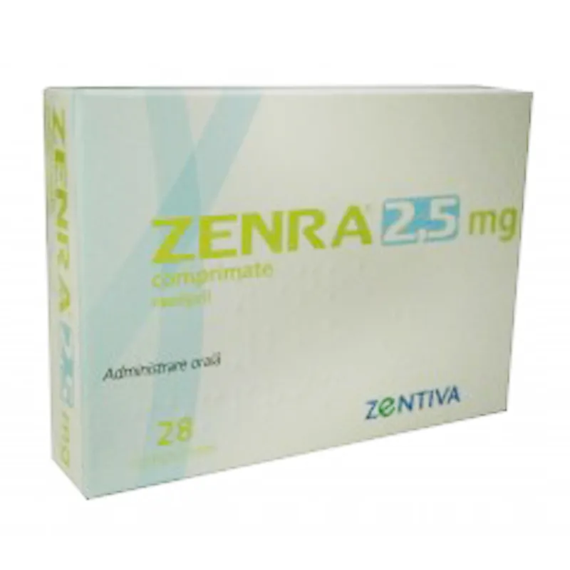 Zenra 2.5mg, 28 comprimate, Zentiva