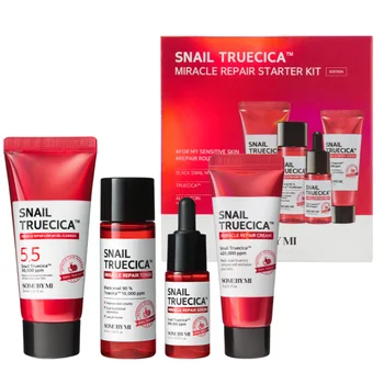 Kit regenerator cu extract de melc si centella asiatica Snail and Cica Line, Some By Mi