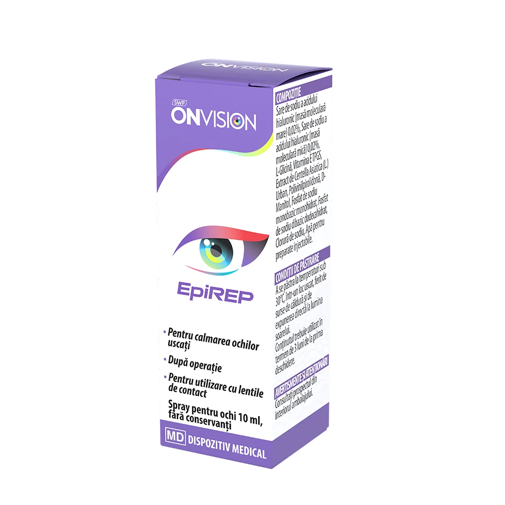Spray pentru ochi Onvision Epirep, 10ml, Sun Wave Pharma 