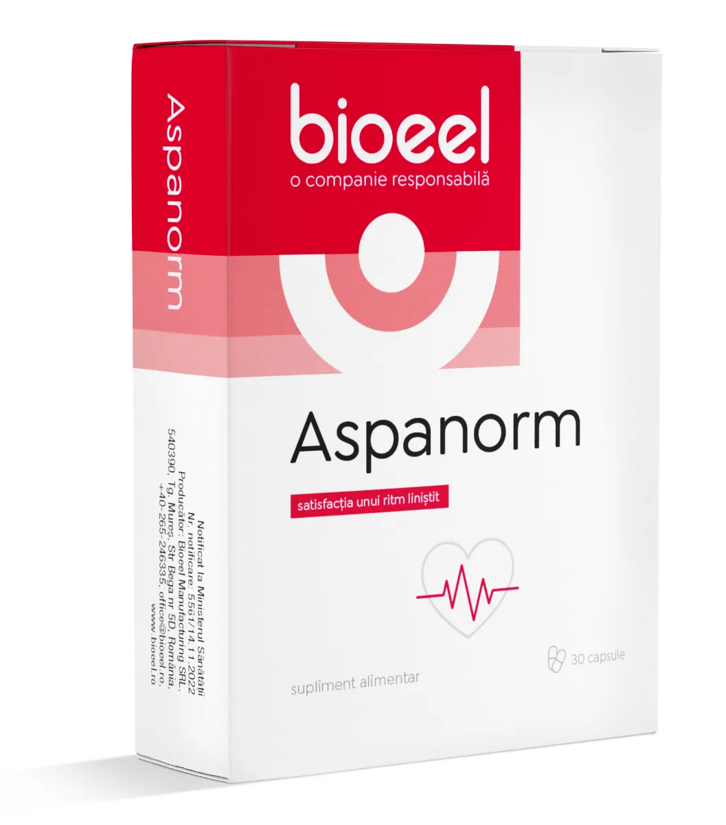 Aspanorm, 30 capsule, Bioeel 