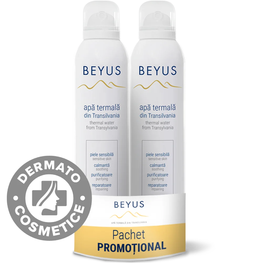 Apa termala din Transilvania spray, 2x250ml, Beyus