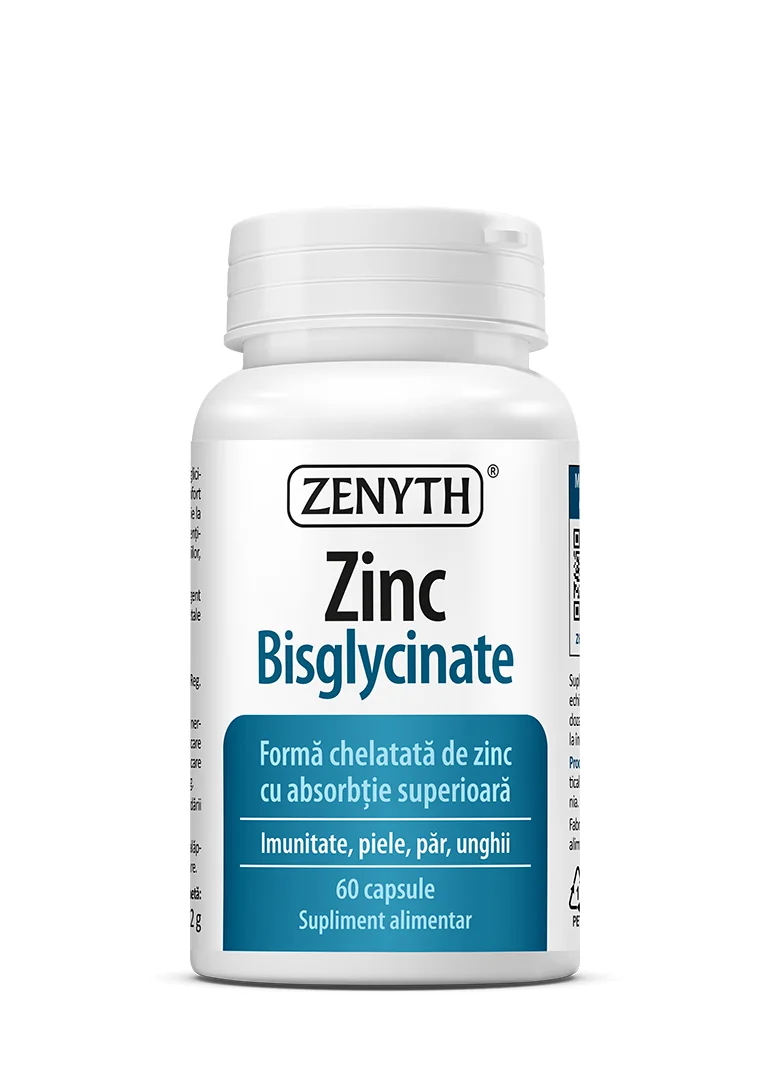 Zinc Bisglycinate, 60 capsule, Zenyth