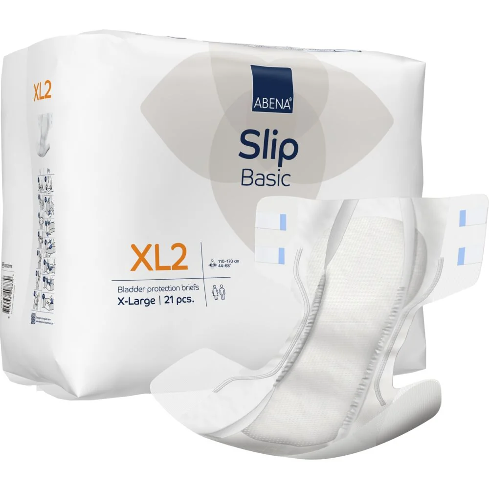 Scutece pentru adulti Slip Basic XL2 cu absorbtie 3300ml, 21 bucati, Abena