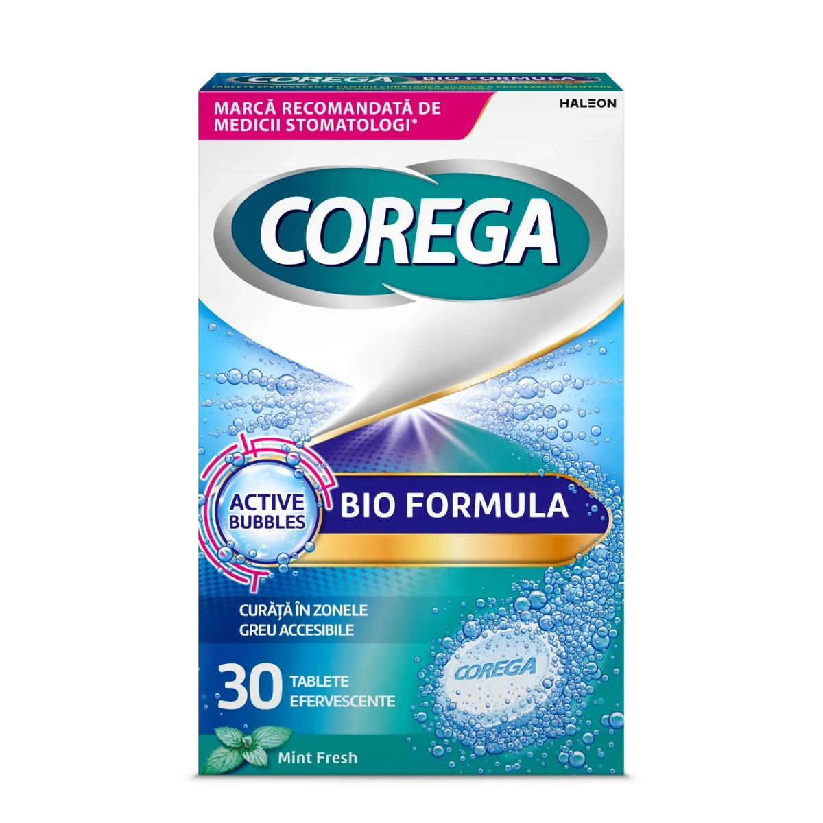 Pachet Adeziv pentru proteza Neutro 40g + Tablete efervescente 30 tablete, Corega