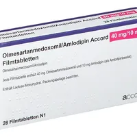 Olmesartan/Amlodipina 40mg/10mg, 28 comprimate filmate, Accord Healthcare