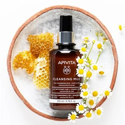 Apivita Lapte demachiant 3 in 1, 200ml
