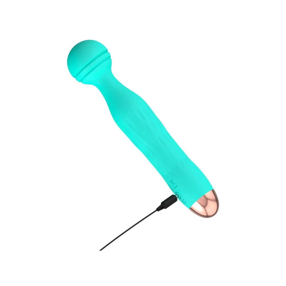 Mini vibrator cu 7 moduri de vibratie turcoaz, 1 bucata, Cuties