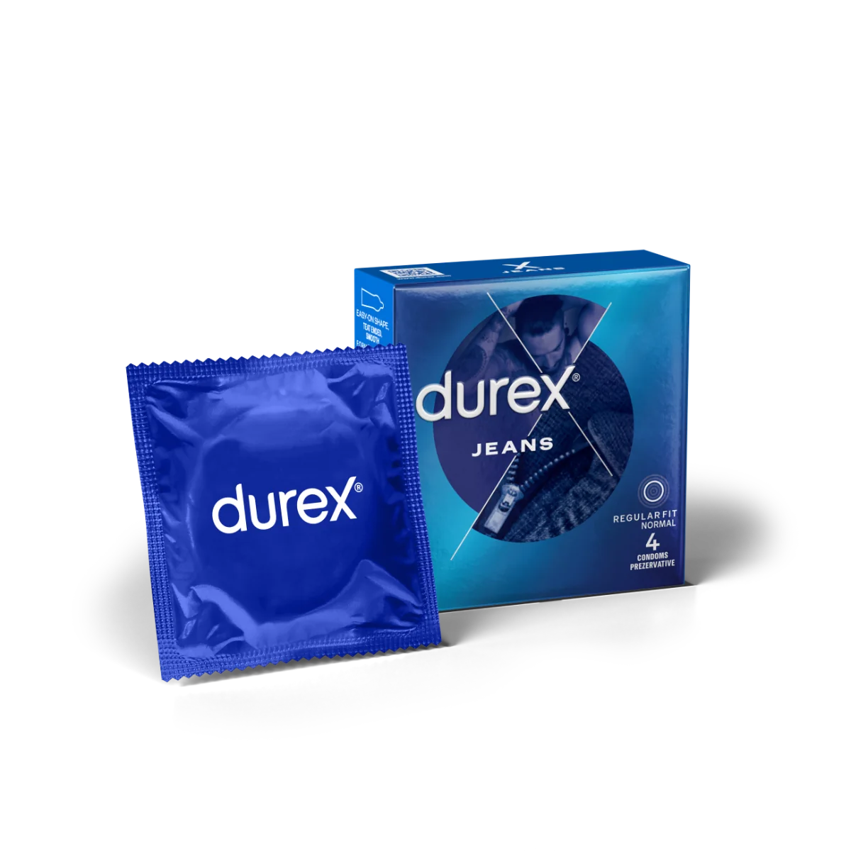 Prezervative Jeans, 4 bucati, Durex