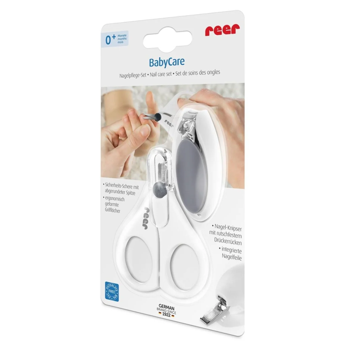 Set ingrijire unghii bebelusi Forfecuta si Unghiera 81050, 1 bucata, Reer