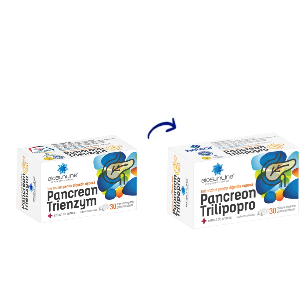 Pancreon Trilipopro, 30 capsule, BioSunLine
