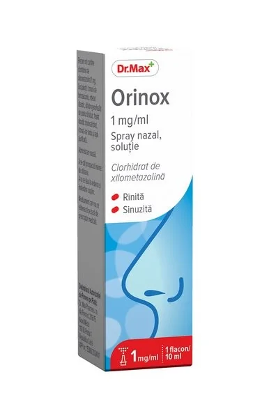 Dr. Max Orinox 1mg/ml spray nazal, 10ml