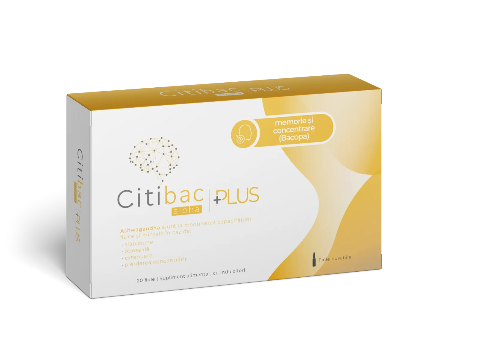 Citibac Alpha Plus, 20 fiole, Plantapol