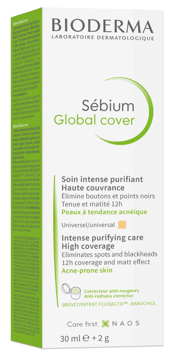 Tratament corector Sebium Global Cover, 30ml, Bioderma 