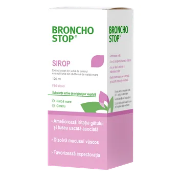 Broncho Stop sirop, 120ml, Kwizda Pharma 