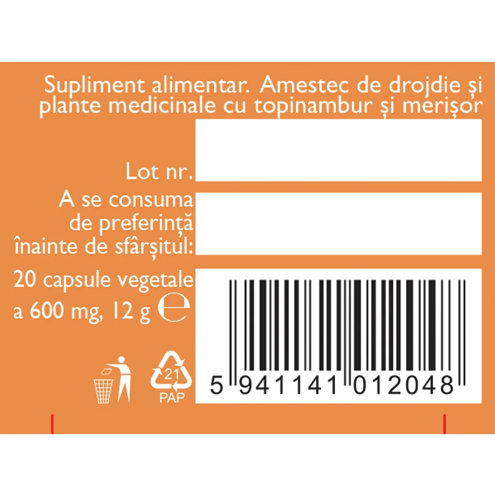 Probio Vital D128, 20 capsule, Fares