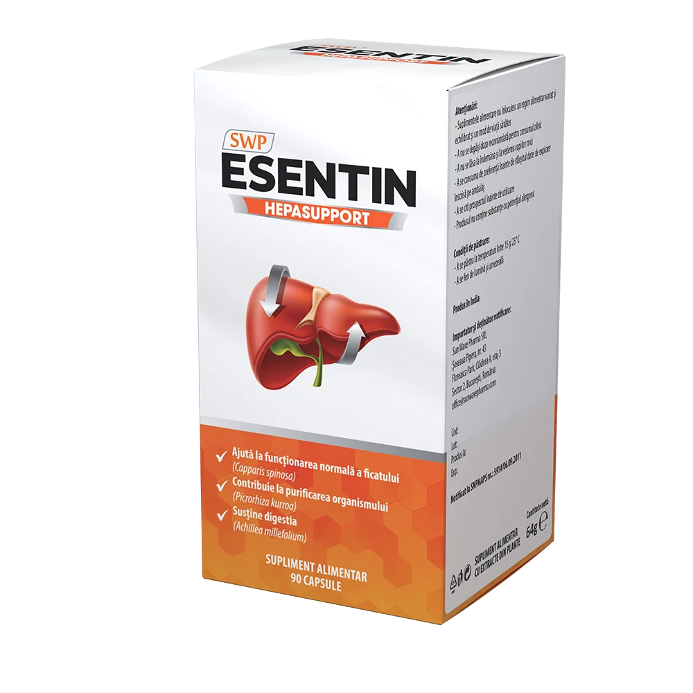 Esentin Hepasuport, 90 capsule, Sun Wave Pharma 