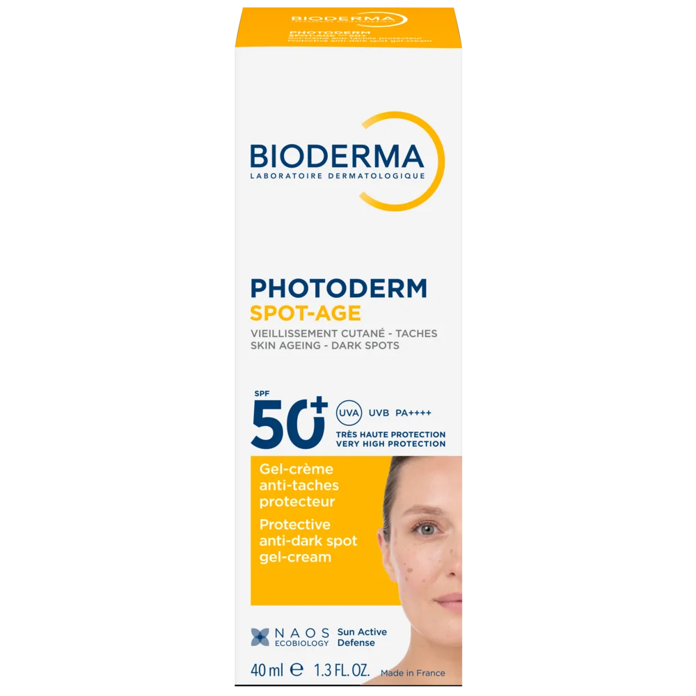 Gel-crema cu efect antioxidant impotriva petelor brune Photoderm Spot-Age SPF 50+, 40ml, Bioderma