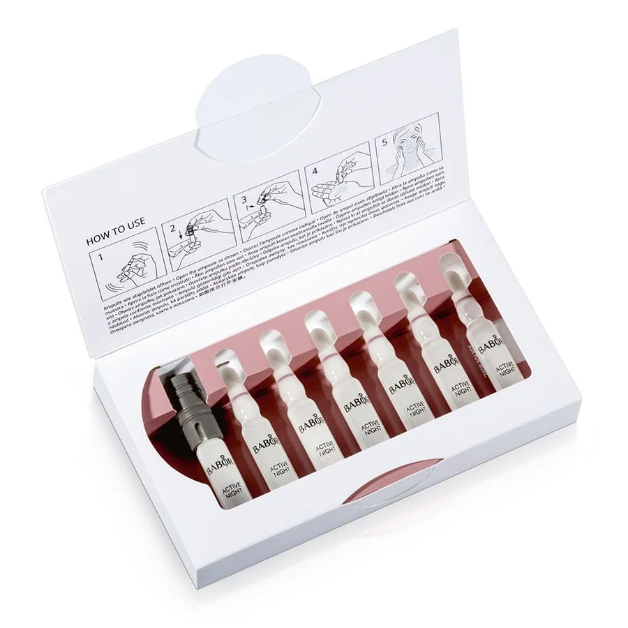 Fiole cu efect de intinerire Active Night, 7x2ml, Babor