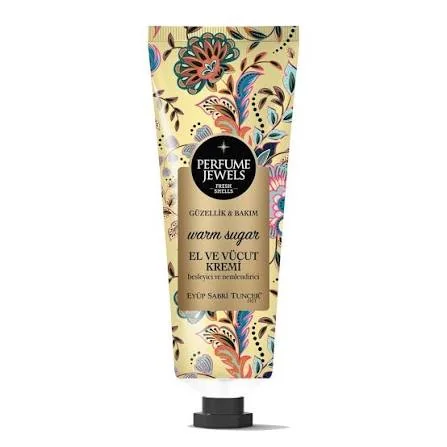Crema de maini si de corp Warm Sugar Perfume Jewels, 50ml, Eyup Sabri Tuncer