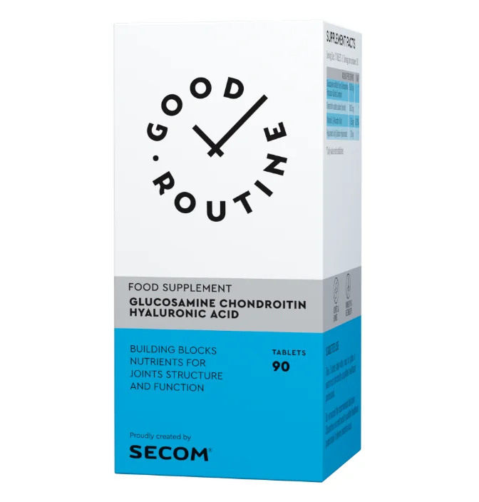 Glucosamine Chondroitin Hyaluronic Acid Good Routine, 90 tablete, Secom