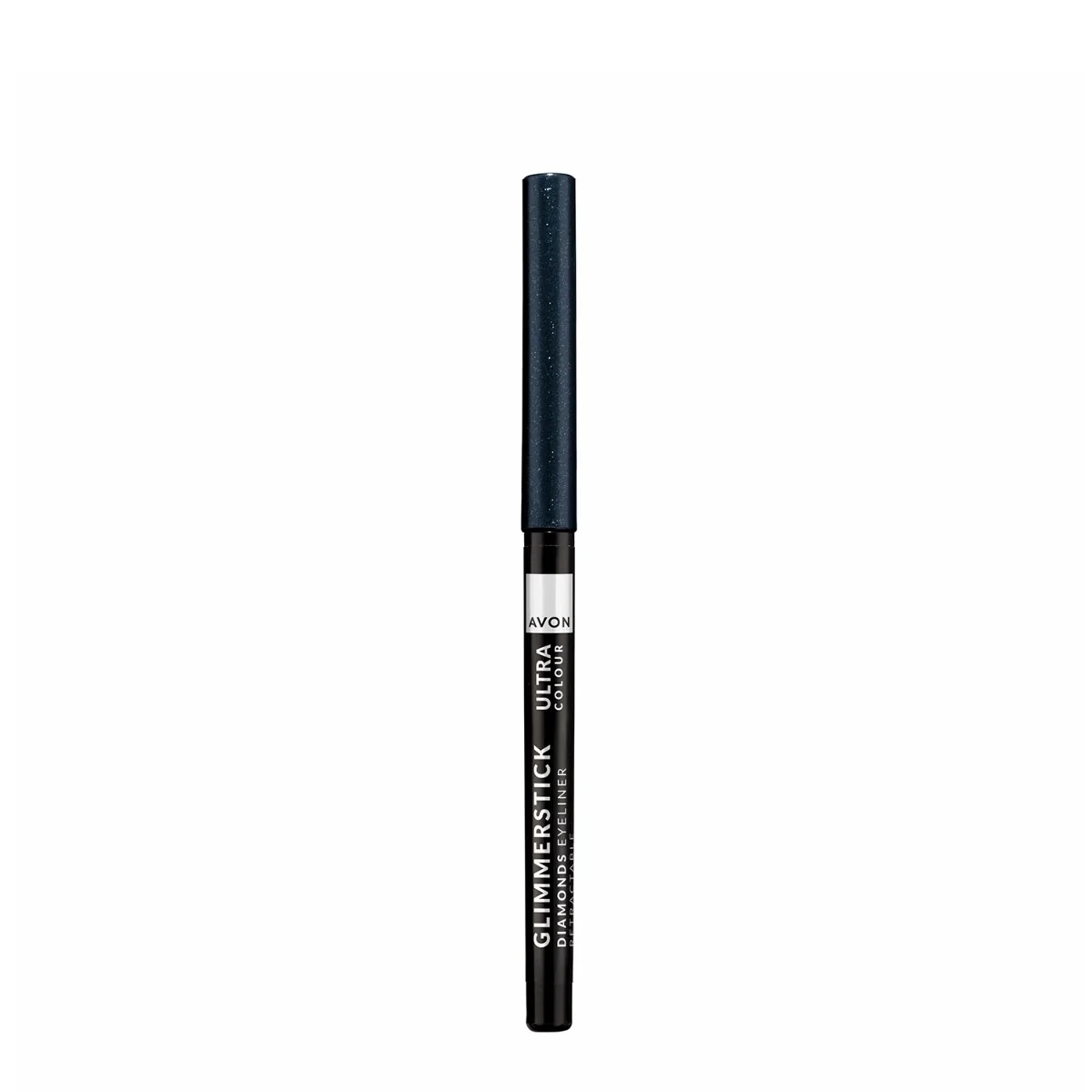Creion retractabil pentru contur ochi Glimmerstick Diamonds Black Ice, 0.35g, Avon