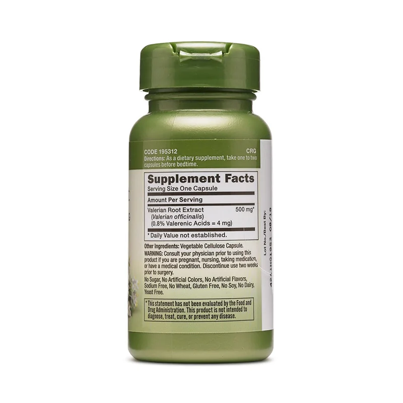 Herbal Plus Valerian Root, 50 capsule, GNC