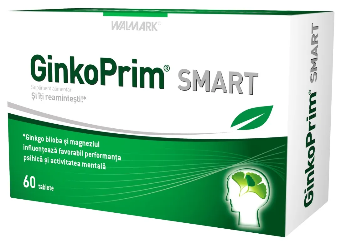 GinkoPrim Smart, 60 tablete, Walmark