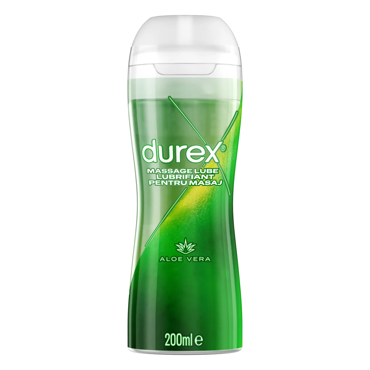 Gel lubrifiant pentru masaj 2 in 1 cu aloe vera, 200ml, Durex
