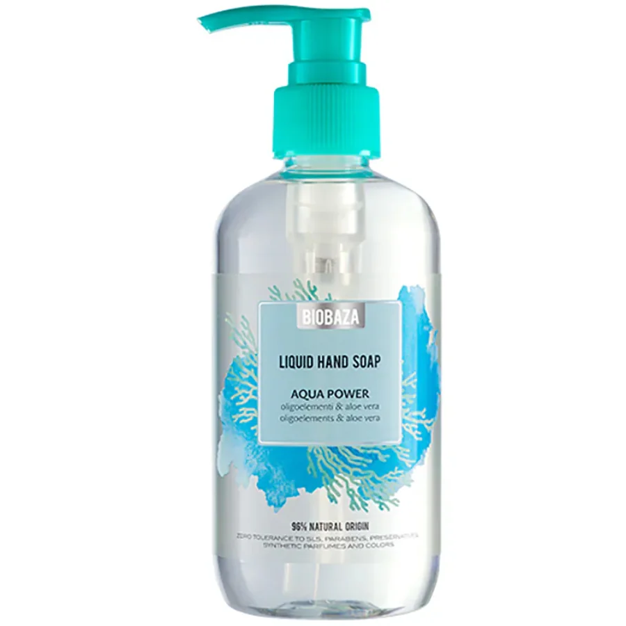 Sapun lichid natural pentru maini sensibile Aqua Power, 250ml, Biobaza