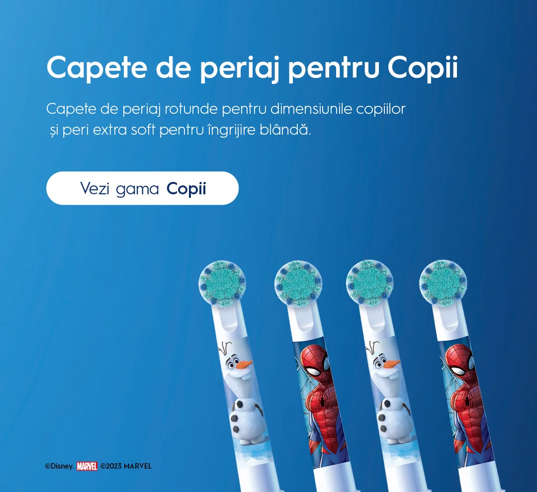 Vezi gama de capete pentru periaj Oral-B Copii
