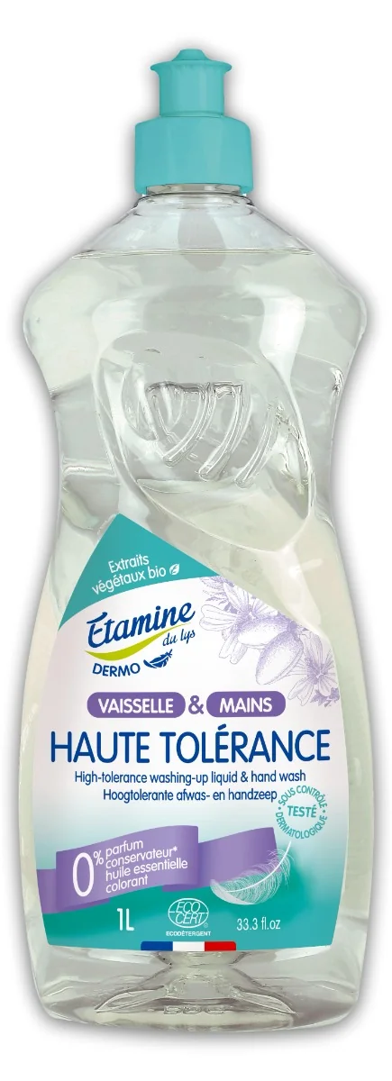 Detergent bio pentru vase fara sapun cu toleranta ridicata pentru piele, 1000ml, Etamine