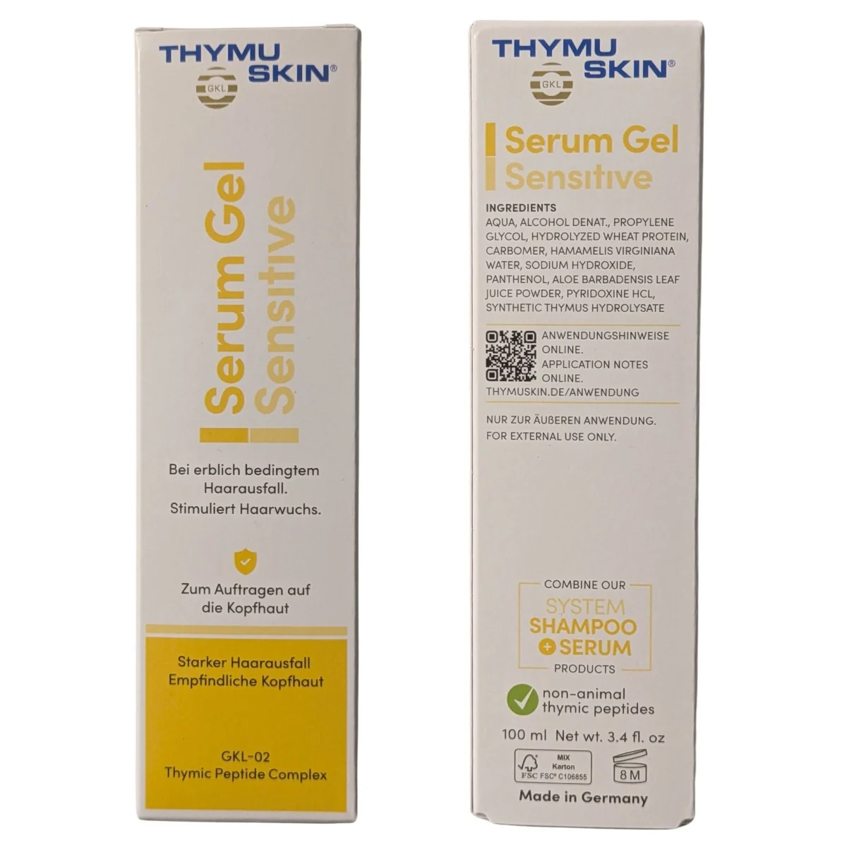 Ser-tratament pentru alopecia difuza, areata si regenerarea parului Med, 100ml, THYMUSKIN