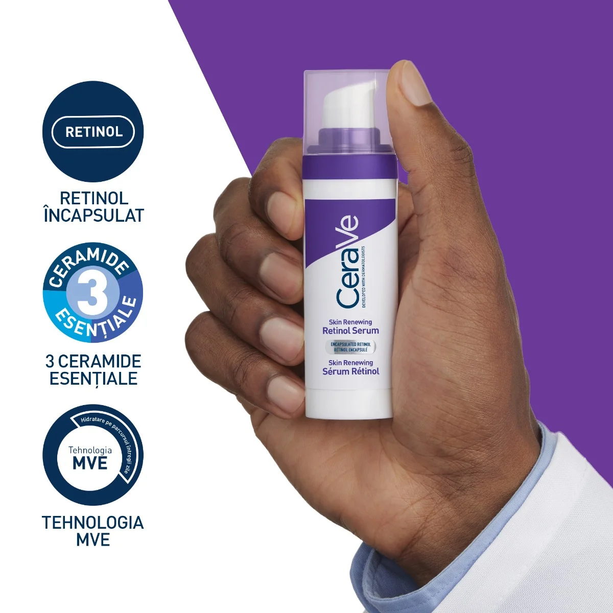 Serum cu retinol Skin Renewing, 30ml, CeraVe