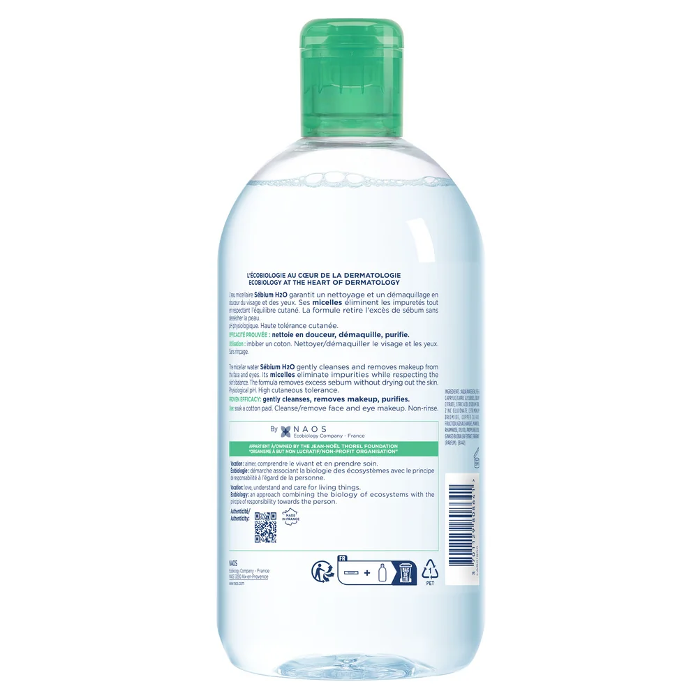 Solutie micelara Sebium H2O, 500ml, Bioderma