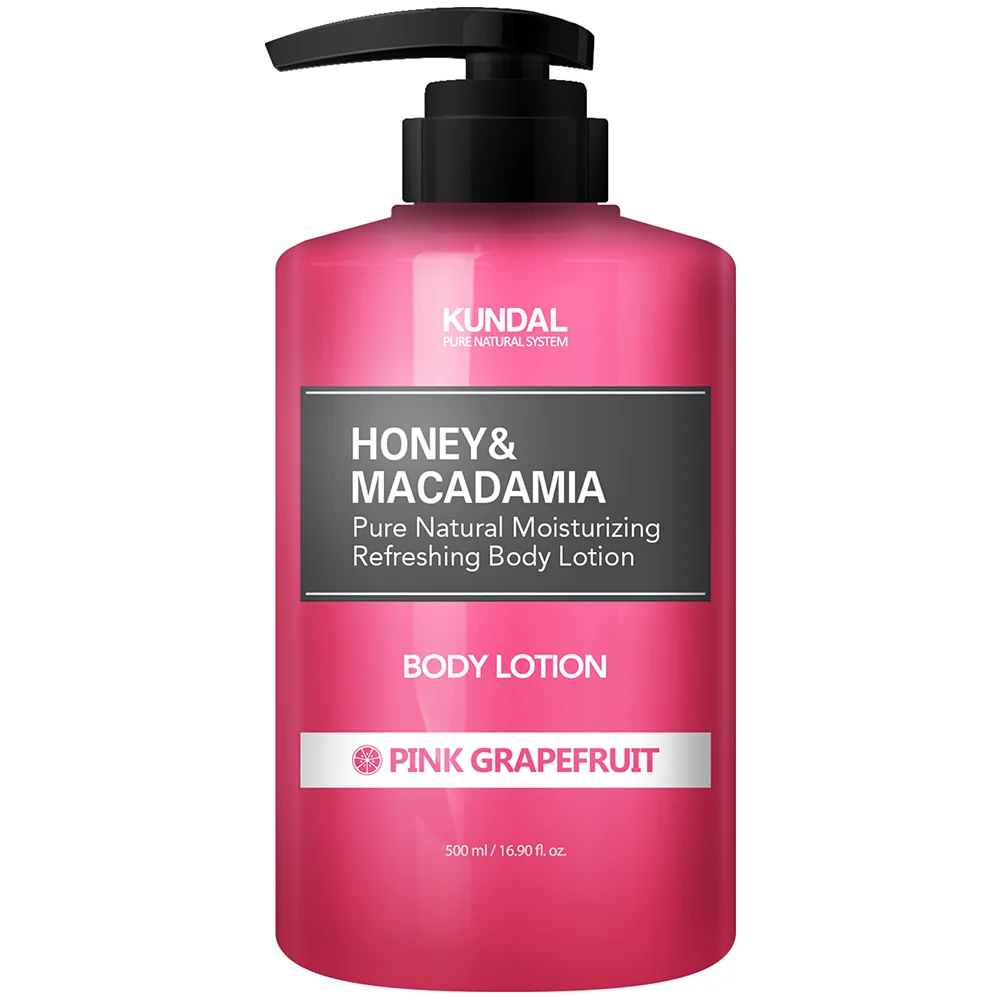 Lotiune de corp Honey & Macadamia Pure Pink Grapefruit, 500ml, Kundal