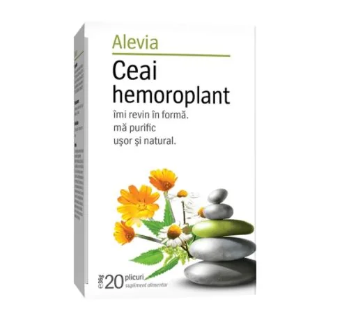 Ceai hemoroplant, 20 plicuri, Alevia