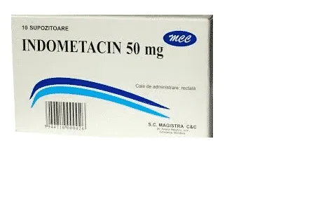 Indometacin 50mg, 10 supozitoare, Magistra