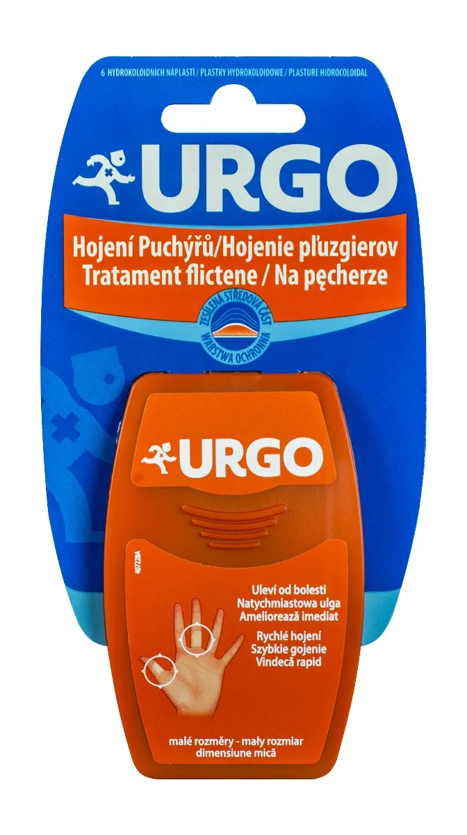 Plasturi pentru tratament Flictene, 6 bucati, Urgo