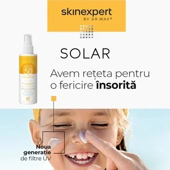 Skinexpert by Dr. Max® Solar Lotiune spray cu protectie solara pentru adulti SPF30, 200ml