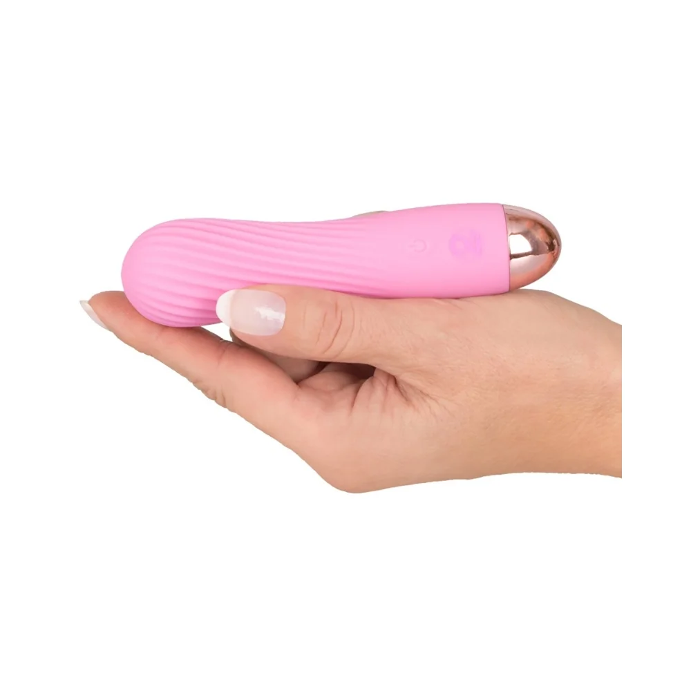 Mini vibrator cu 7 moduri de vibratie roz, 1 bucata, Cuties