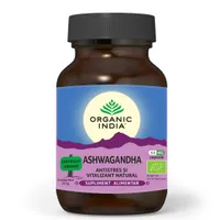 Ashwagandha Antistres Natural, 60 capsule, Organic India