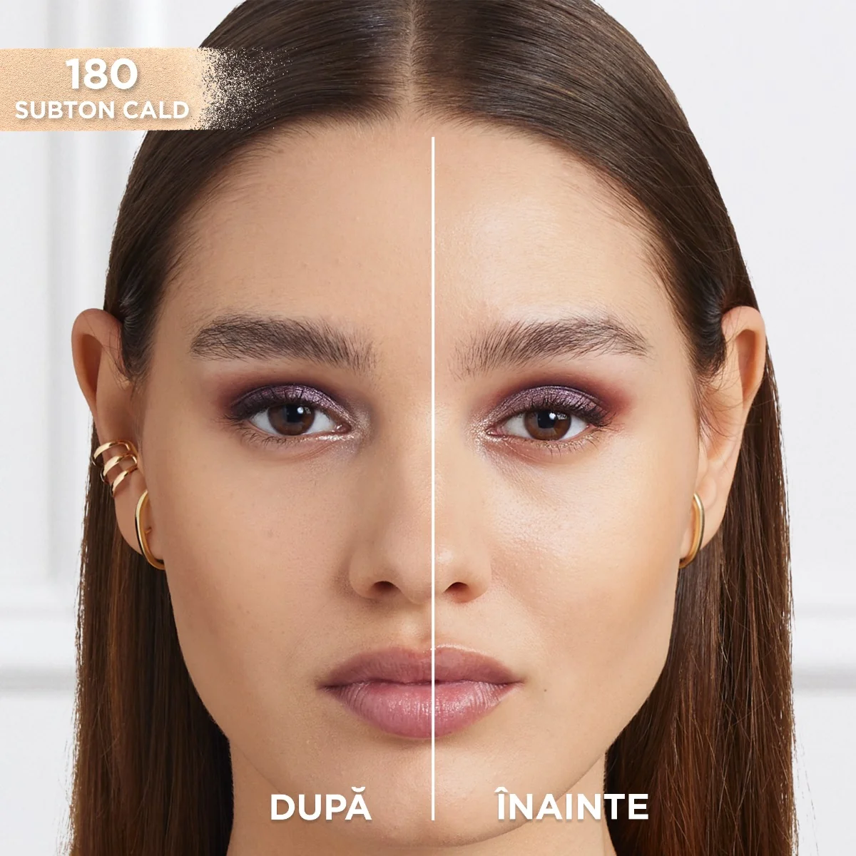 Pudra compacta Infaillible 24h Fresh Wear Rose Sand 180, 9g, L'Oreal Paris