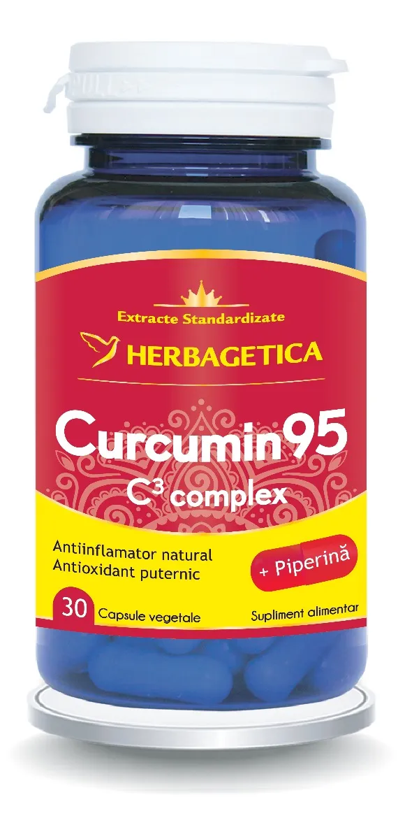 Curcumin95+ C3 Complex, 30 capsule, Herbagetica