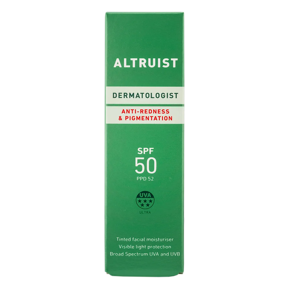 Crema colorata anti-roseata si anti-pete cu SPF 50 Dermatologist, 30ml, Altruist