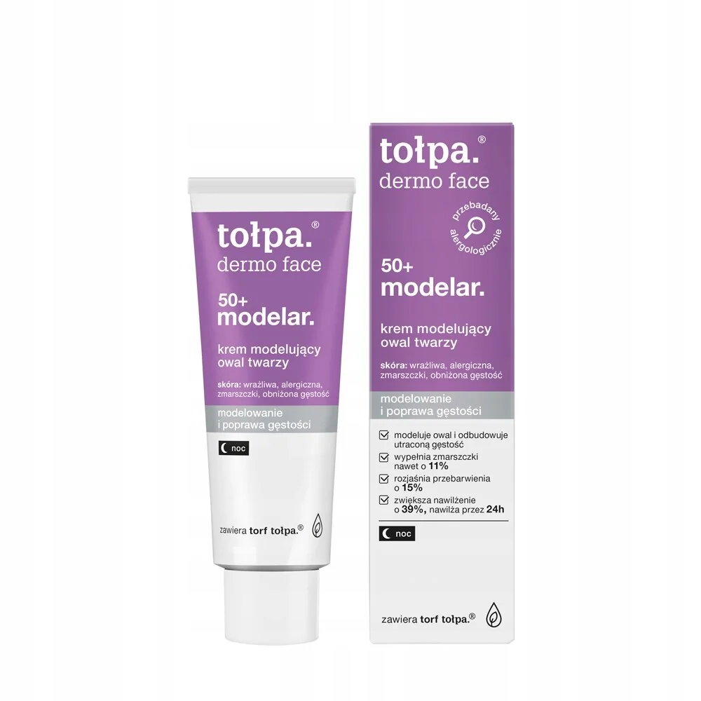 Crema anti-aging pentru fermitatea pielii Dermo Face 50+ Modelar, 40ml, Tolpa