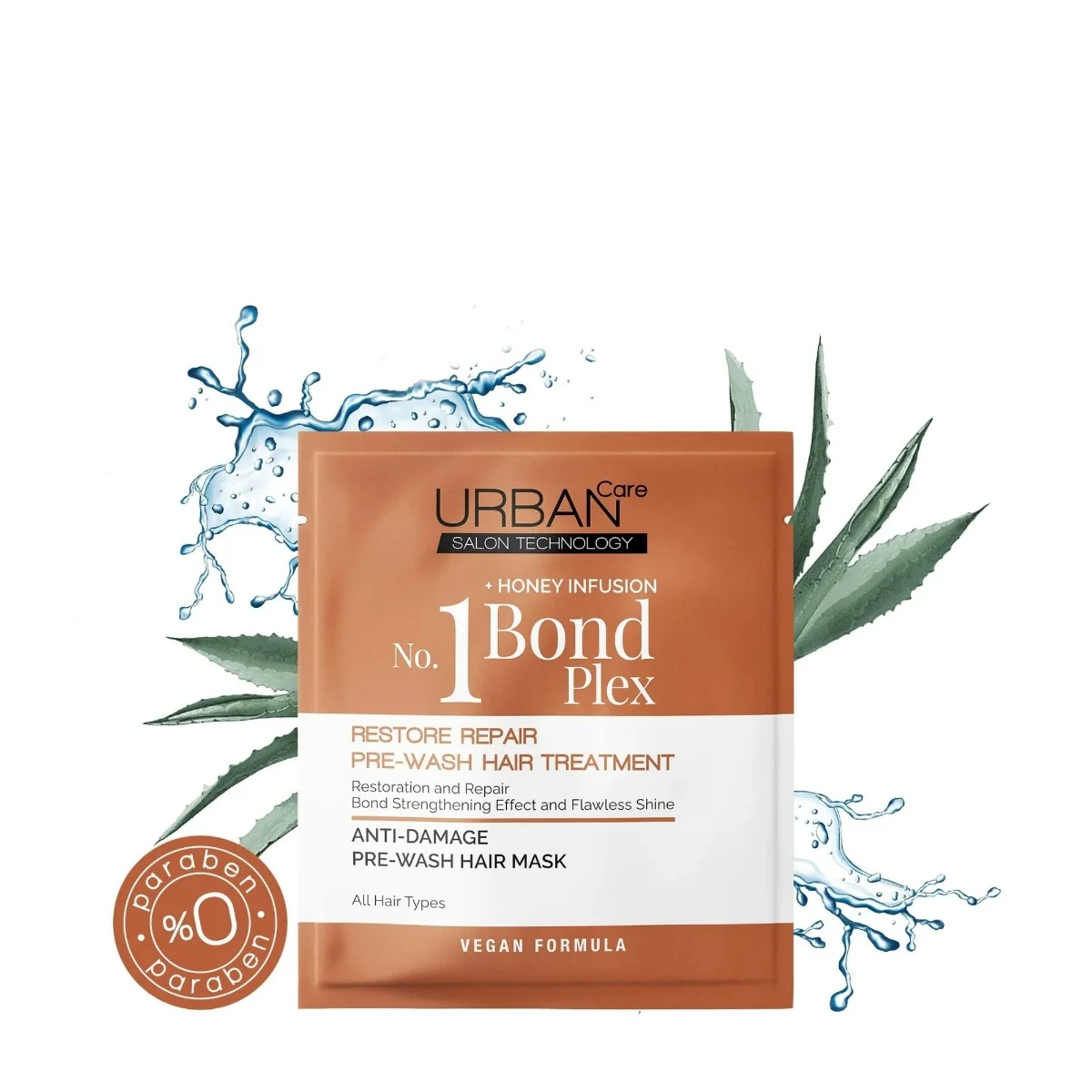 Tratament pre-spalare pentru reparare par Bond Plex No. 1, 50ml, Urban Care