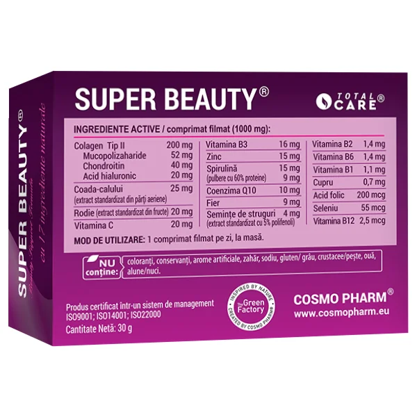 Super Beauty, 30 comprimate, Cosmopharm