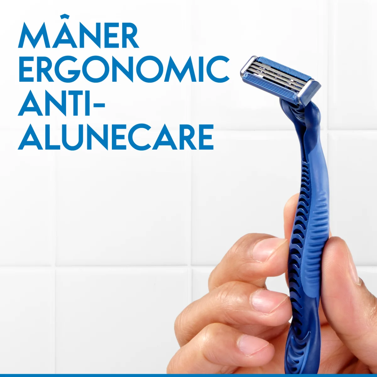 Set aparate de ras de unica folosinta Blue3, 4 bucati, Gillette