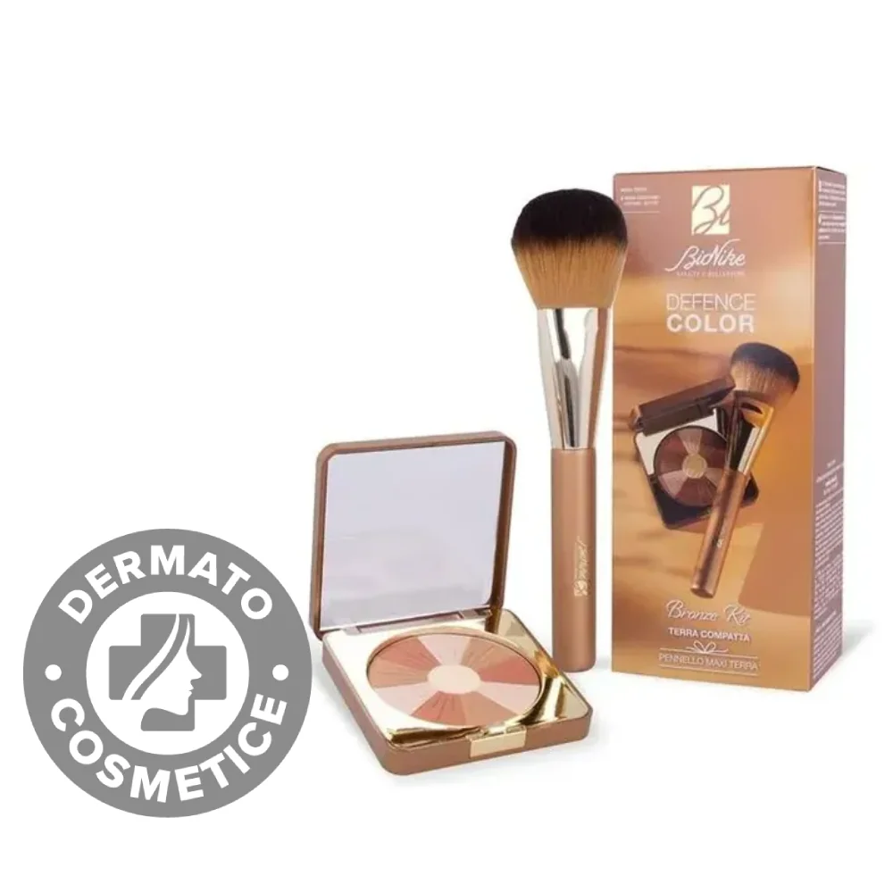 Kit Pudra bronzanta Defence Color 10g + Pensula Maxi, Bionike