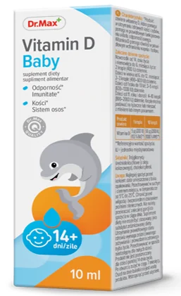 Dr. Max Vitamina D Baby​ picaturi, 10ml 
